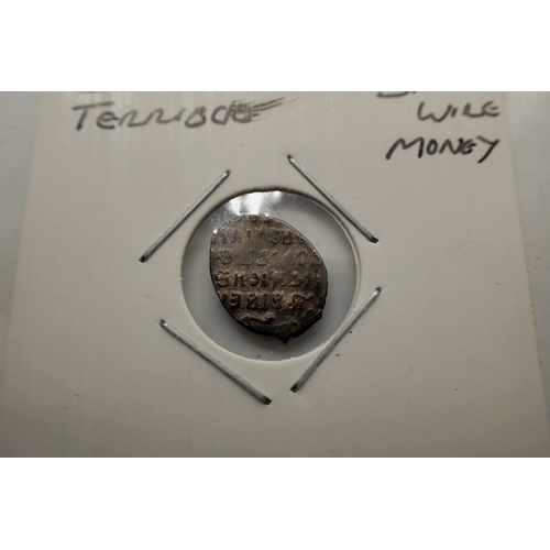 1084 - Silver kopek wire money of Ivan the Terrible . UK P&P Group 0 (£7+VAT for the first lot and £1+VAT f... 