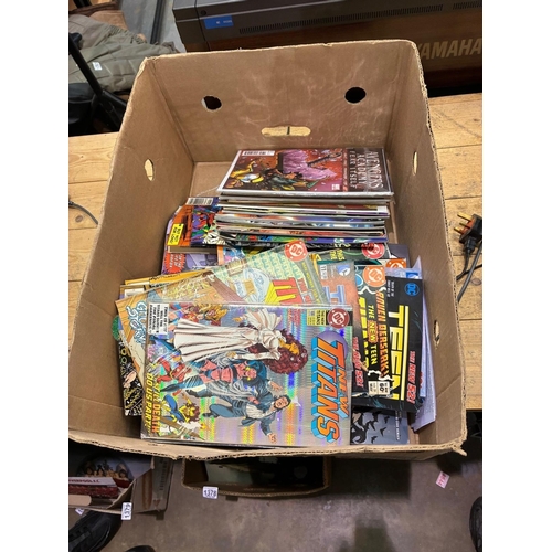 1349 - Large quantity of mixed comics to include DC Marvel. Not available for in-house P&P