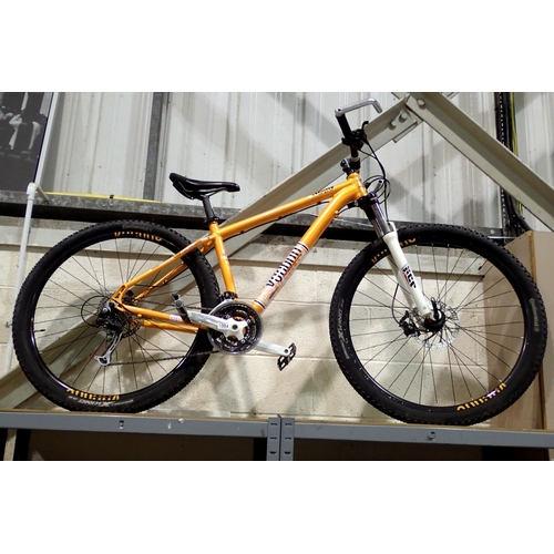 1004 - Voodoo Aizen, 29 inch wheel 27 speed, dual disc brakes hardtail mountain bike, with SR Suntour XCR f... 
