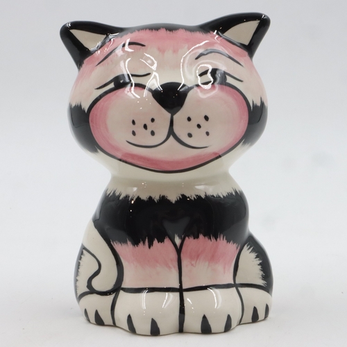 125 - Lorna Bailey cat Mack, H: 13 cm.  UK P&P Group 1 (£18+VAT for the first lot and £2+VAT for subsequen... 