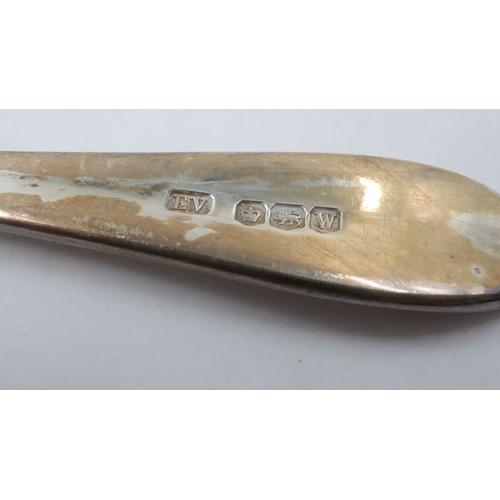 61 - Six hallmarked silver cake forks, in fitted case, 119g forks combined. UK P&P Group 2 (£24+VAT for t... 