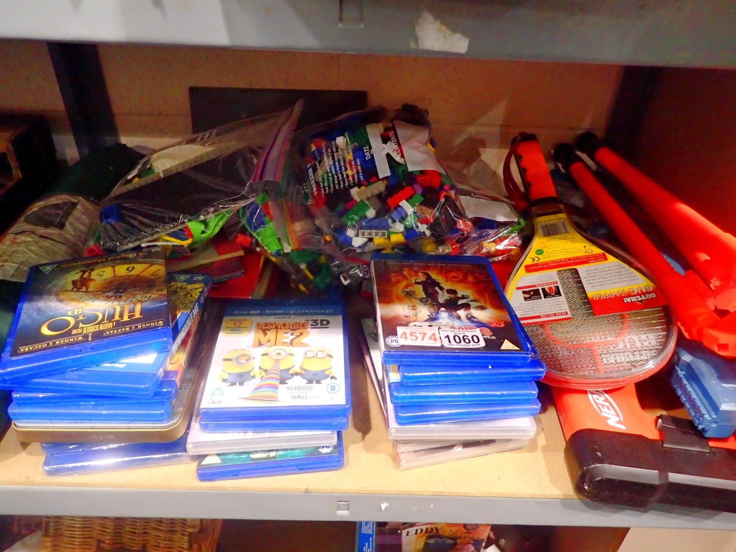 Mixed items to include building blocks and Nerf guns. Not available for ...
