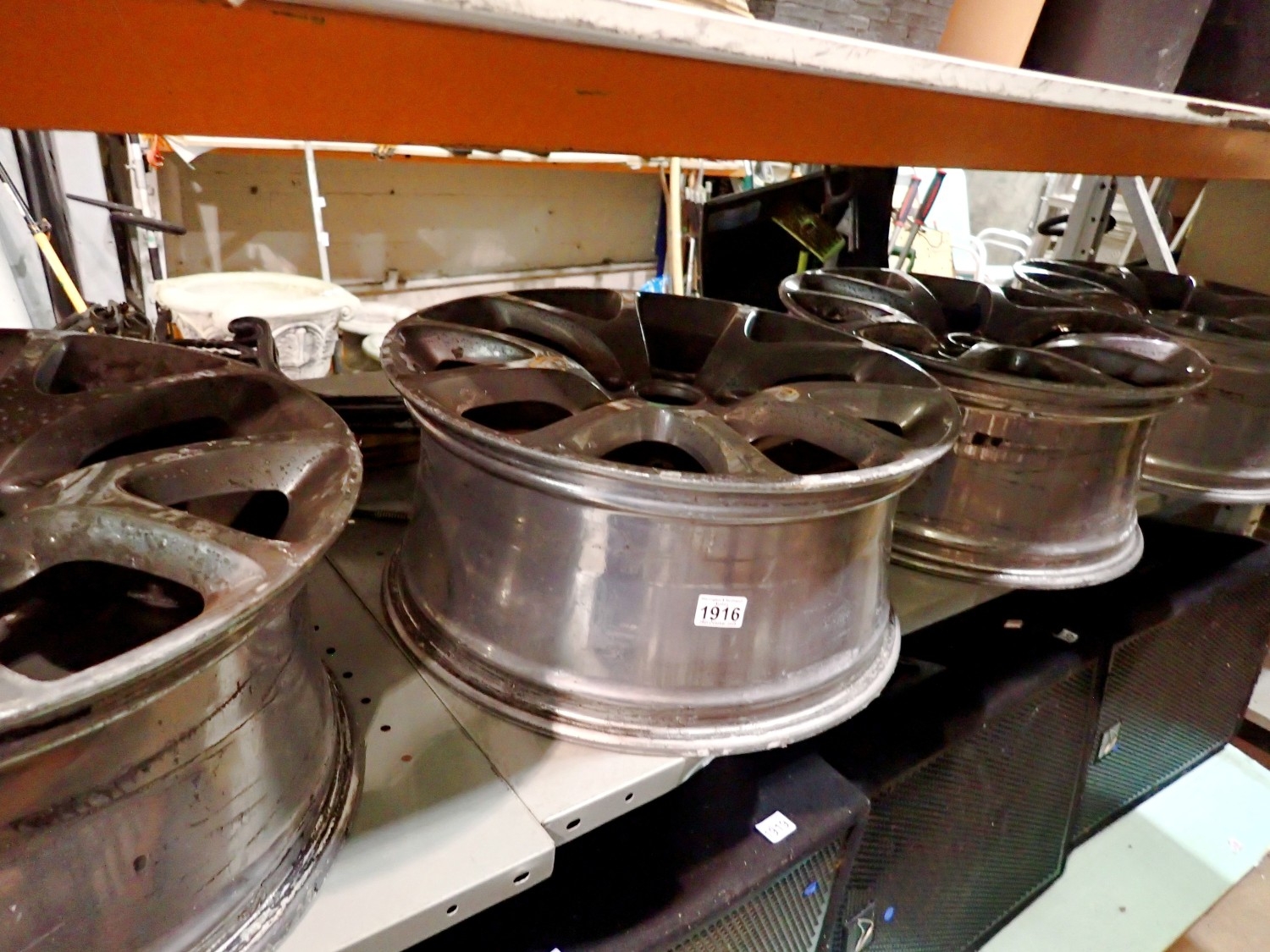 Four car alloy wheels. Not available for in-house P&P