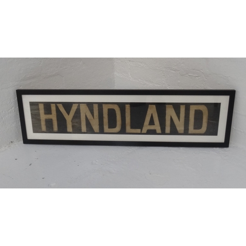 259 - ORIGINAL GLASGOW CORPORATION LINEN TRAM DESTINATION BLIND - HYNDLAND
circa 1940s from the older Stan... 