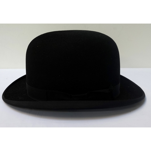 312 - GENTLEMAN'S BOWLER HAT
size 6 3/4 marked to the interior The Wilson Hat by Joseph Wilson & Sons Limi... 