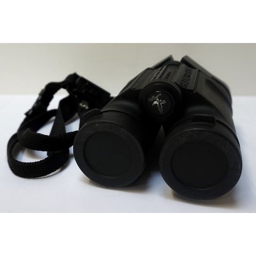 240 - PAIR OF SWAROVSKI HABICHT SLC FIELD GLASSES
with 8x30 magnification, in a rubberised body with lens ... 