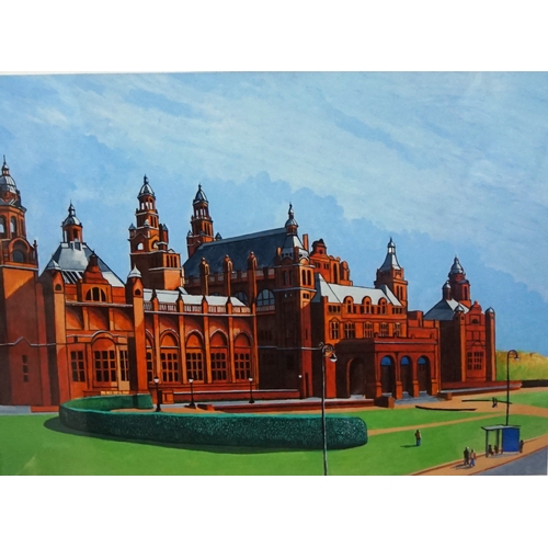 349 - ED O'FARRELL
Kelvingrove Art Gallery, limited edition print, signed and numbered 5/200, 40cm x 54cm