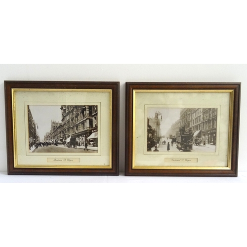 369 - FOUR GLASGOW RELATED PHOTOGRAPHIC PRINTS
depicting Sauchiehall Street and three Buchanan Street scen... 