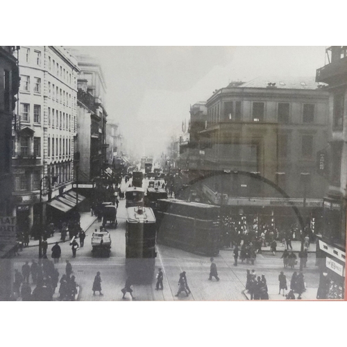 370 - FOUR GLASGOW RELATED PHOTOGRAPHIC PRINTS
depicting Charing Cross, St Enochs, The Glasgow Bridge and ... 