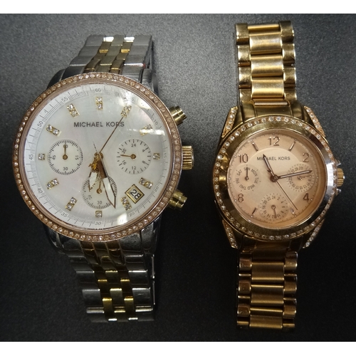 39 - TWO MICHAEL KORS WRISTWATCHES
model numbers MK-5650 and MK-5613 (2)