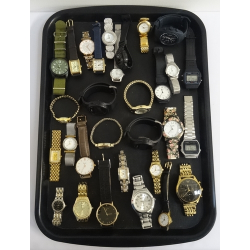 85 - SELECTION OF LADIES AND GENTLEMEN'S WRISTWATCHES
including Sekonda, Emporio Armani, Timex, Casio, Ra... 