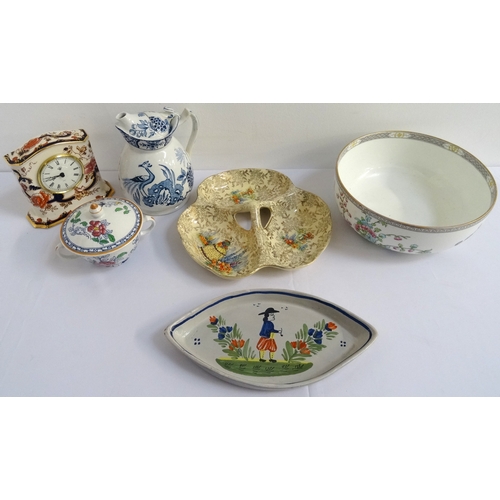 190 - SELECTION OF DECORATIVE CERAMICS
including a Royal Doulton Robert Burns commemorative plate, a Parag... 