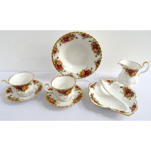 206 - SELECTION OF ROYAL ALBERT OLD COUNTRY ROSES COFFEE AND DINNER WARES
comprising eight coffee cups and... 