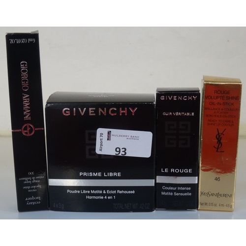 114 - SELECTION OF FOUR NEW AND UNUSED COSMETICS including Givenchy Prisme Libre Loose Power (1 Mousseline... 