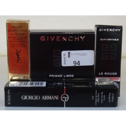 115 - SELECTION OF FOUR NEW AND UNUSED COSMETICS including Givenchy Prisme Libre Loose Power (1 Mousseline... 