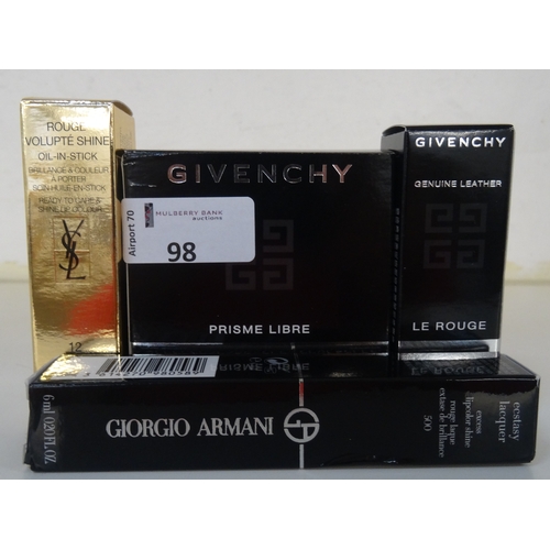 118 - SELECTION OF FOUR NEW AND UNUSED COSMETICS including Givenchy Prisme Libre Loose Power (1 Mousseline... 