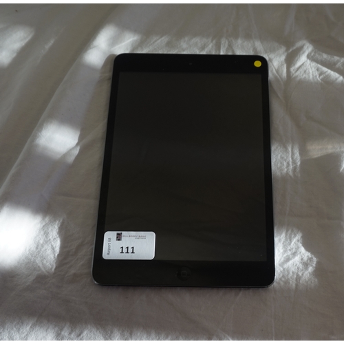 152 - APPLE IPAD MINI (WIFI) - MODEL A1432
serial number: DMPNMC70FP84.  i-cloud protected.  Note: It is t... 