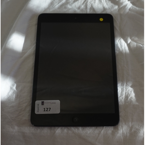 161 - APPLE IPAD MINI (WIFI) - MODEL A1432
serial number: F4KK1DBWF194.  i-cloud protected.  Note: It is t... 