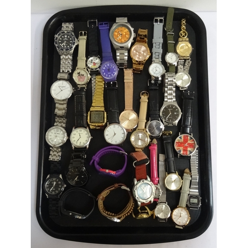 68 - SELECTION OF LADIES AND GENTLEMEN'S WRISTWATCHES
including Rotary, Radley, Disney, Swatch, Timex, Se... 