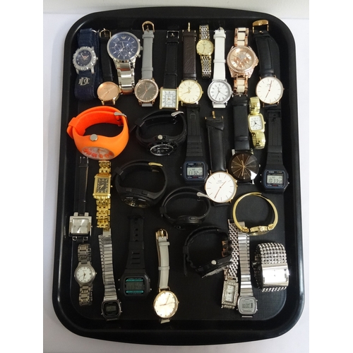 72 - SELECTION OF LADIES AND GENTLEMEN'S WRISTWATCHES
including Olivia Burton, Emporio Armani, Sekonda, A... 