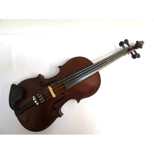 244 - VINTAGE VIOLIN
full size with two piece back  - RE-OFFERED TIMED AUCTION