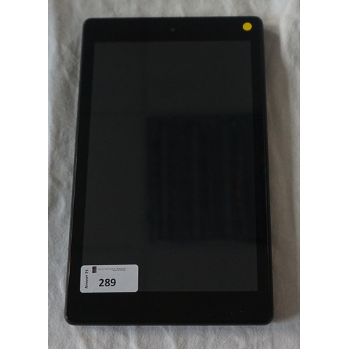 289 - KINDLE FIRE HD8 (8TH GENERATION) WIFI (32GB) DEVICE
serial number: G0W0 T805 8307 FFMM.  Note: It is... 