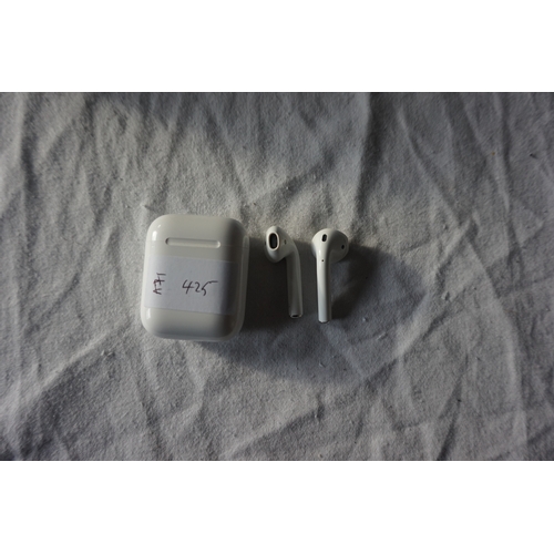 425 - APPLE AIRPODS - MODEL A1523
With charging case.