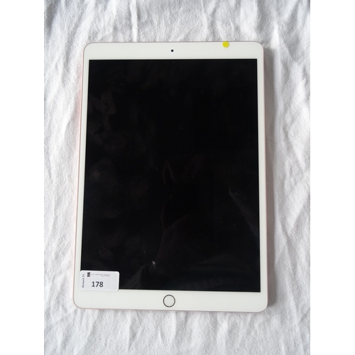 178 - APPLE IPAD PRO (WIFI) - MODEL A1701
serial number: DMPV22A1HP53.  i-cloud protected.  Note: It is th... 