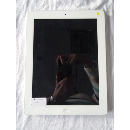 199 - APPLE IPAD 3RD GENERATION 16GB (WIFI) - MODEL A1416
serial number: DYVJ6YLGDVD1.  i-cloud protected.... 