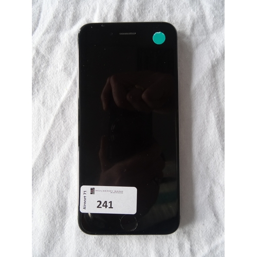 241 - APPLE IPHONE 6 (16GB) - MODEL A1586
IMEI: 355406072334204. NOT  i-cloud protected.  Note: It is the ... 