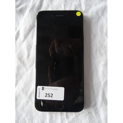 252 - APPLE IPHONE 6 - MODEL A1586
IMEI: 353321078554634.  i-cloud protected.  Note: It is the buyer's res... 