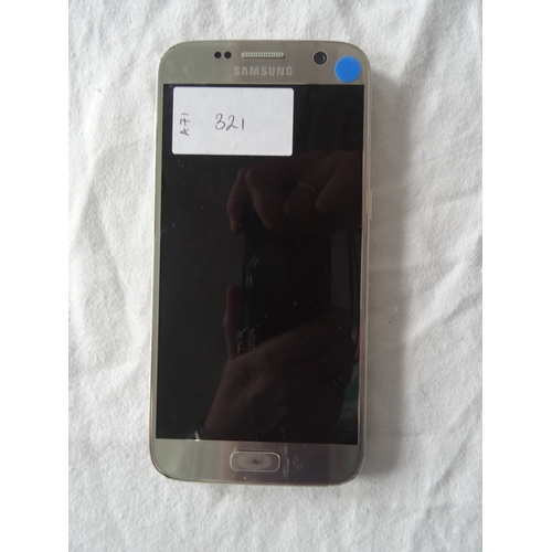 321 - SAMSUNG GALAXY S7 SMARTPHONE
Model: SM-G930F.  IMEI: 355230081682365.  Google Account Locked.  Tiny ... 