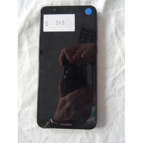 323 - HUAWEI P SMART SMARTPHONE
Model: FIG-LX1.  Google Account Locked.  Note: It is the buyer's responsib... 