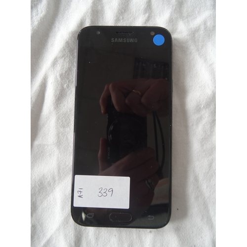 339 - SAMSUNG GALAXY J3 (16GB) SMARTPHONE
Model: 358952084450972.  Google Account Locked.  Note: It is the... 