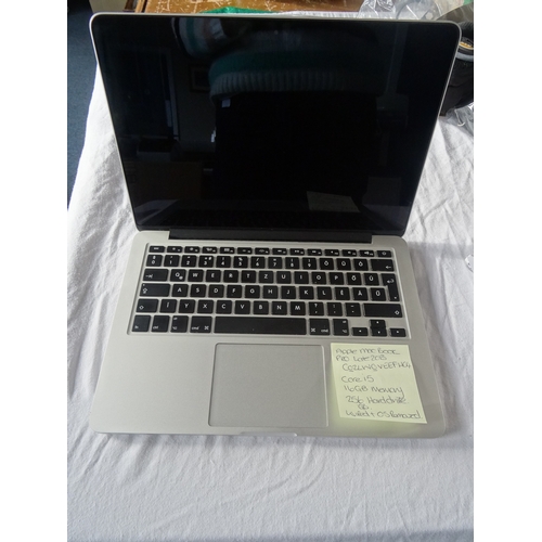 343 - APPLE MACBOOK PRO LATE 2013
Serial Number: C02LW0VEFH04
Model: A1502
16GB RAM 256GB GB Cri5 Processo... 