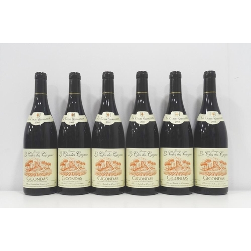 218 - DOMAINE LE CLOS DES CAZAUX LA TOUR SARRAZINE GIGONDAS 2007
Six bottles of a fantastic value wine fro... 