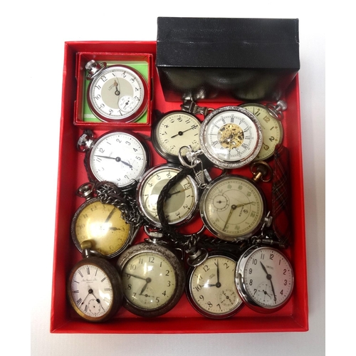 132 - SELECTION OF POCKET WATCHES
including Smiths Empire, Philip Mercier, Alex Brownlee & Son Edinburgh, ... 