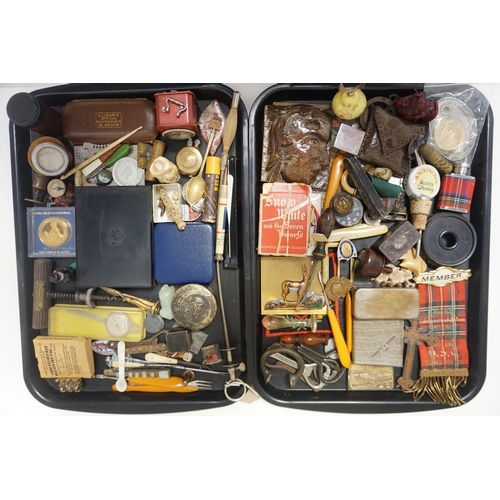 246 - MIXED LOT OF COLLECTABLES
including a medical Probang, a bakelite cased set of Bryant & May's ship's... 