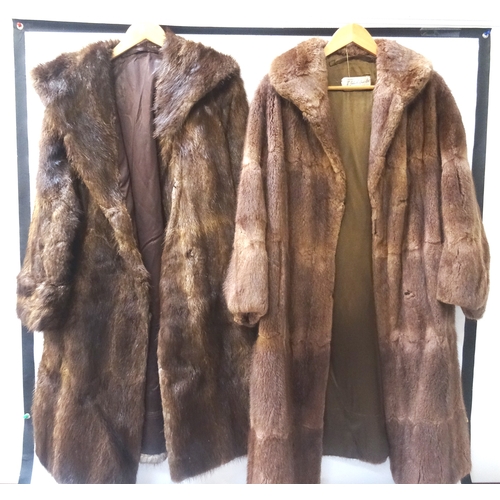 315 - TWO VINTAGE LADIES MUSQUASH COATS
another fur coat and a fur jacket (4)