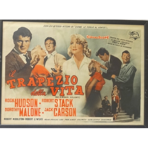 271 - CINEMASCOPE - UNIVERSAL INTERNATIONAL 'IL TRAPEZIO DELLA VITA'
Starring Rock Hudson, Dorothy Malone,... 