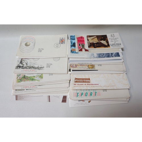 355 - COLLECTION OF FIRST DAY COVERS
dating from 1968 to 2001, approximately 67, together with a £5 book o... 