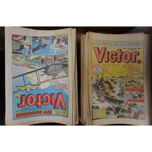 344 - COLLECTION OF 'VICTOR' COMICS
circa 1980s, approximately 140