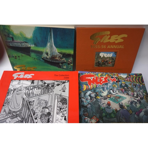 345 - COLLECTION OF 'GILES' ANNUALS
1990/2000s, includes a 1955-56 Collectors' Limited Edition facsimile, ... 