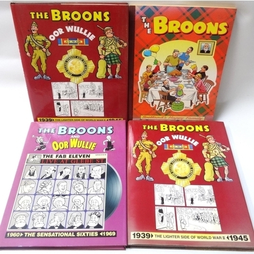 332 - 'THE BROONS AND OOR WULLIE AT WAR 1939-1945'
two copies, The Broons and Oor Wullie - The Sensational... 