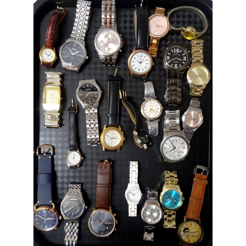 164 - SELECTION OF LADIES AND GENTLEMAN'S WRISTWATCHES
including Lorus, Tissot, Accurist, Sekonda, Frances... 