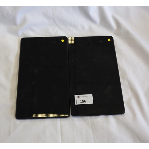 156 - TWO ASUS NEXUS 7 TABLETS
serial numbers: 09ef8279 (32GB) and 0a417326 (16GB).  Note: It is the buyer... 