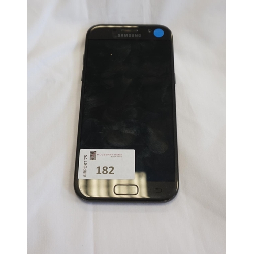 182 - SAMSUNG GALAXY A5 SMARTPHONE
Model: SM-A520F.  IMEI: 351555090141035.  Google Account Locked.  Note:... 