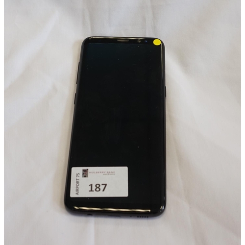 187 - SAMSUNG GALAXY S8 (64GB) SMARTPHONE
Model: SM-G950F.  IMEI: 355257099371053.  Note: It is the buyer'... 