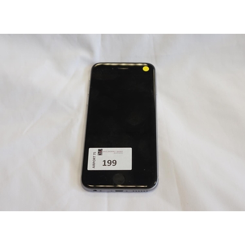 199 - APPLE IPHONE 6S - MODEL A1688
IMEI: 356649087774927.  i-cloud protected.  Note: It is the buyer's re... 