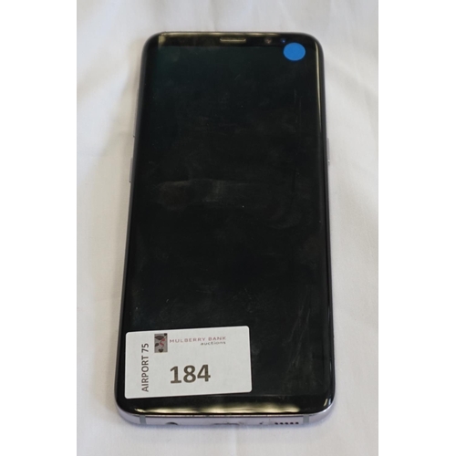 184 - SAMSUNG GALAXY S8 (64GB) SMARTPHONE
Model: SM-G950F.  IMEI: 359037080396756.  Google Account Locked.... 